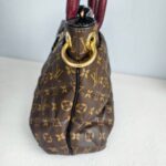 LV Etoile Exotique Limited Edition Brown Monogram Canvas with Snake Skin/ Ostrich Skin/ Leather and Gold Hardware #GUCEK-1 - Image 8