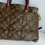 LV Etoile Exotique Limited Edition Brown Monogram Canvas with Snake Skin/ Ostrich Skin/ Leather and Gold Hardware #GUCEK-1 - Image 6
