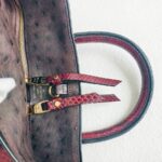 LV Etoile Exotique Limited Edition Brown Monogram Canvas with Snake Skin/ Ostrich Skin/ Leather and Gold Hardware #GUCEK-1 - Image 21