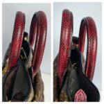 LV Etoile Exotique Limited Edition Brown Monogram Canvas with Snake Skin/ Ostrich Skin/ Leather and Gold Hardware #GUCEK-1 - Image 23