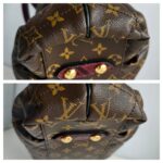 LV Etoile Exotique Limited Edition Brown Monogram Canvas with Snake Skin/ Ostrich Skin/ Leather and Gold Hardware #GUCEK-1 - Image 17
