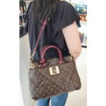 LV Etoile Exotique Limited Edition Brown Monogram Canvas with Snake Skin/ Ostrich Skin/ Leather and Gold Hardware #GUCEK-1 - Image 41