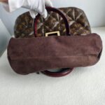 LV Etoile Exotique Limited Edition Brown Monogram Canvas with Snake Skin/ Ostrich Skin/ Leather and Gold Hardware #GUCEK-1 - Image 39