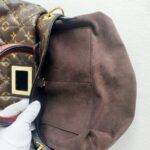 LV Etoile Exotique Limited Edition Brown Monogram Canvas with Snake Skin/ Ostrich Skin/ Leather and Gold Hardware #GUCEK-1 - Image 38