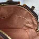 LV Kensington Bowling Brown Damier Ebene Coated Canvas with Leather and Gold Hardware #GUUOL-2 - Image 36