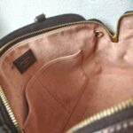 LV Kensington Bowling Brown Damier Ebene Coated Canvas with Leather and Gold Hardware #GUUOL-2 - Image 32