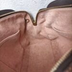 LV Kensington Bowling Brown Damier Ebene Coated Canvas with Leather and Gold Hardware #GUUOL-2 - Image 33