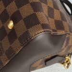 LV Kensington Bowling Brown Damier Ebene Coated Canvas with Leather and Gold Hardware #GUUOL-2 - Image 13