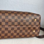LV Kensington Bowling Brown Damier Ebene Coated Canvas with Leather and Gold Hardware #GUUOL-2 - Image 11