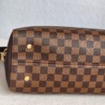 LV Kensington Bowling Brown Damier Ebene Coated Canvas with Leather and Gold Hardware #GUUOL-2 - Image 10