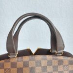 LV Kensington Bowling Brown Damier Ebene Coated Canvas with Leather and Gold Hardware #GUUOL-2 - Image 18