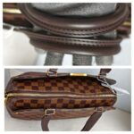 LV Kensington Bowling Brown Damier Ebene Coated Canvas with Leather and Gold Hardware #GUUOL-2 - Image 22