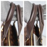 LV Kensington Bowling Brown Damier Ebene Coated Canvas with Leather and Gold Hardware #GUUOL-2 - Image 21