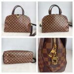 LV Kensington Bowling Brown Damier Ebene Coated Canvas with Leather and Gold Hardware #GUUOL-2 - Image 2