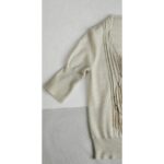 LV Light Cream Cashmere Top Size M #RYSR-33 - Image 4