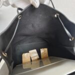 LV Lock Me backpack Black Taurillon Leather with Silver Hardware #GUUSL-2 - Image 35