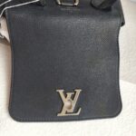 LV Lock Me backpack Black Taurillon Leather with Silver Hardware #GUUSL-2 - Image 8