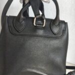 LV Lock Me backpack Black Taurillon Leather with Silver Hardware #GUUSL-2 - Image 6