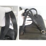 LV Lock Me backpack Black Taurillon Leather with Silver Hardware #GUUSL-2 - Image 25