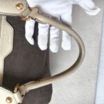 LV Mahina XL Shoulder Bag Beige Leather with Gold Hardware #GUUSC-2 - Image 19