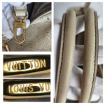 LV Mahina XL Shoulder Bag Beige Leather with Gold Hardware #GUUSC-2 - Image 24