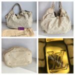 LV Mahina XL Shoulder Bag Beige Leather with Gold Hardware #GUUSC-2 - Image 2