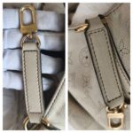 LV Mahina XL Shoulder Bag Beige Leather with Gold Hardware #GUUSC-2 - Image 26