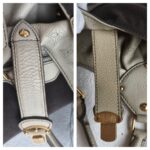 LV Mahina XL Shoulder Bag Beige Leather with Gold Hardware #GUUSC-2 - Image 25