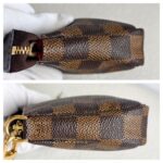 LV Mini Pochette Accessoires Brown Damier Coated Canvas with Leather and Gold Hardware #GUUCU-8 - Image 9