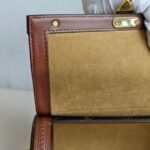 LV Papillon Trunk Brown Monogram Canvas with Leather and Gold Hardware #GUURR-5 - Image 11