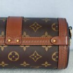 LV Papillon Trunk Brown Monogram Canvas with Leather and Gold Hardware #GUURR-5 - Image 10