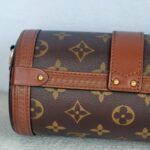 LV Papillon Trunk Brown Monogram Canvas with Leather and Gold Hardware #GUURR-5 - Image 9