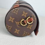 LV Papillon Trunk Brown Monogram Canvas with Leather and Gold Hardware #GUURR-5 - Image 7