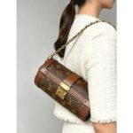 LV Papillon Trunk Brown Monogram Canvas with Leather and Gold Hardware #GUURR-5 - Image 25