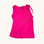 LV Pink Cotton Top Size M #RYSR-29