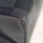 LV Pochette Voyage MM Damier Ghaphite Coated Canvas with Leather and Silver Hardware #GUURC-2 - Image 12