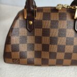 LV Ribera Mini Brown Damier Ebene Coated Canvas with Leather and Gold Hardware #GUUTS-3 - Image 5