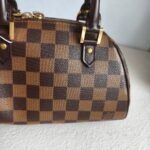 LV Ribera Mini Brown Damier Ebene Coated Canvas with Leather and Gold Hardware #GUUTS-3 - Image 4