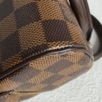 LV Ribera Mini Brown Damier Ebene Coated Canvas with Leather and Gold Hardware #GUUTS-3 - Image 16