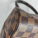 LV Ribera Mini Brown Damier Ebene Coated Canvas with Leather and Gold Hardware #GUUTS-3 - Image 13