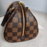 LV Ribera Mini Brown Damier Ebene Coated Canvas with Leather and Gold Hardware #GUUTS-3 - Image 7