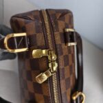 LV Ribera Mini Brown Damier Ebene Coated Canvas with Leather and Gold Hardware #GUUTS-3 - Image 10