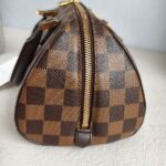 LV Ribera Mini Brown Damier Ebene Coated Canvas with Leather and Gold Hardware #GUUTS-3 - Image 8