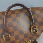 LV Ribera Mini Brown Damier Ebene Coated Canvas with Leather and Gold Hardware #GUUTS-3 - Image 20