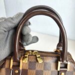LV Ribera Mini Brown Damier Ebene Coated Canvas with Leather and Gold Hardware #GUUTS-3 - Image 18