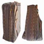 LV Satellite 70 Vintage Luggage Brown Monogram Coated Canvas with Leather and Gold Hardware #GUUTC-1 - Image 9