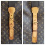 LV Satellite 70 Vintage Luggage Brown Monogram Coated Canvas with Leather and Gold Hardware #GUUTC-1 - Image 19