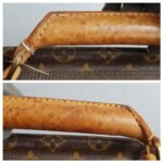 LV Satellite 70 Vintage Luggage Brown Monogram Coated Canvas with Leather and Gold Hardware #GUUTC-1 - Image 20