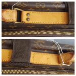 LV Satellite 70 Vintage Luggage Brown Monogram Coated Canvas with Leather and Gold Hardware #GUUTC-1 - Image 22