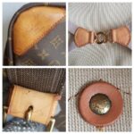 LV Satellite 70 Vintage Luggage Brown Monogram Coated Canvas with Leather and Gold Hardware #GUUTC-1 - Image 18